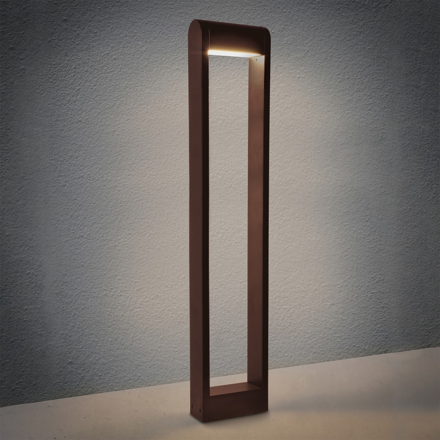 Brilagi - LED buitenlamp CROTONE LED/7W/230V bruin IP54 80 cm