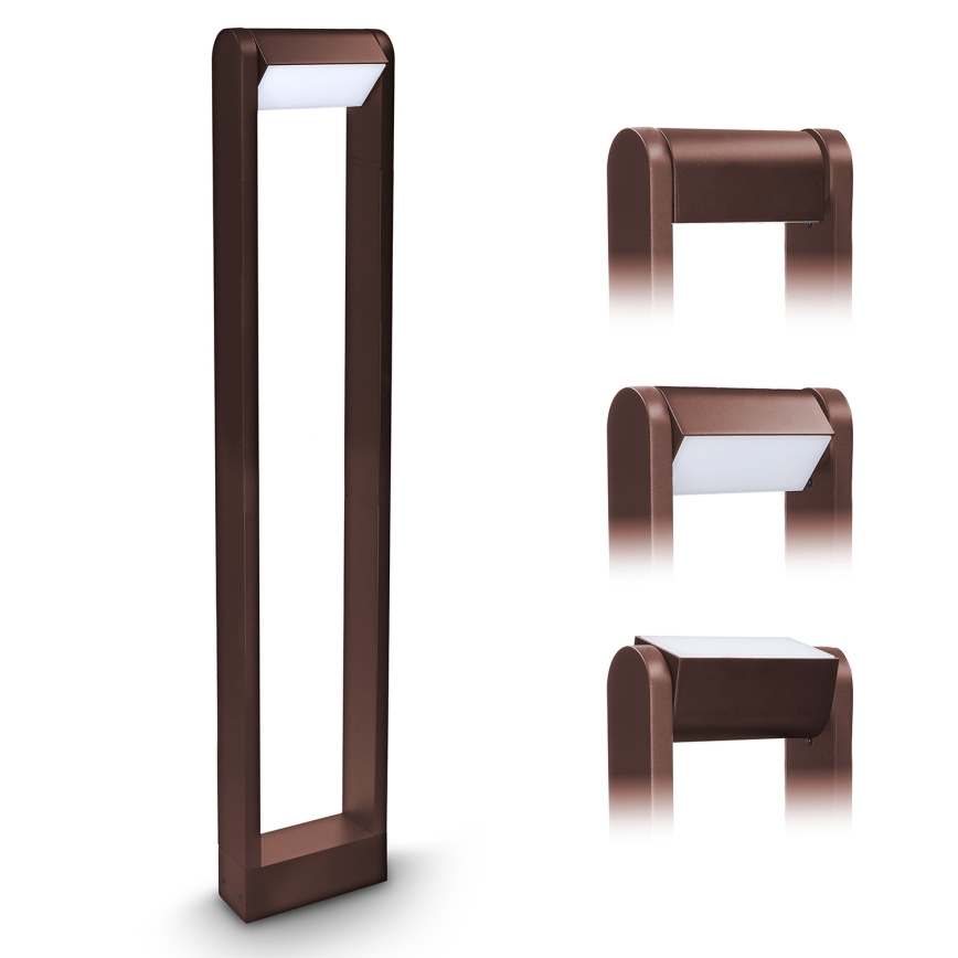 Brilagi - LED buitenlamp CROTONE LED/7W/230V bruin IP54 80 cm