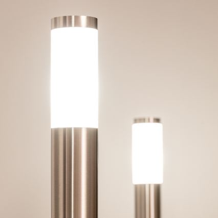 BRILAGI - LED buitenlamp ELIA 1xE27/7W/230V 4000K IP44 50 cm mat chroom