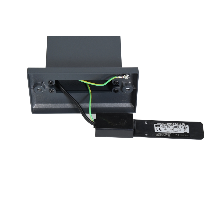 Brilagi - LED Buitenlamp met een sensor ARCELO LED/9W/230V 50 cm IP54