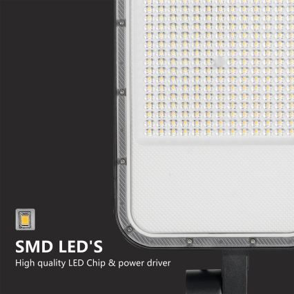 Brilagi - LED straatlantaarn voor buiten met 4 m paal en scharnier URBANLIGHT LED/200W/230V zwart IP65