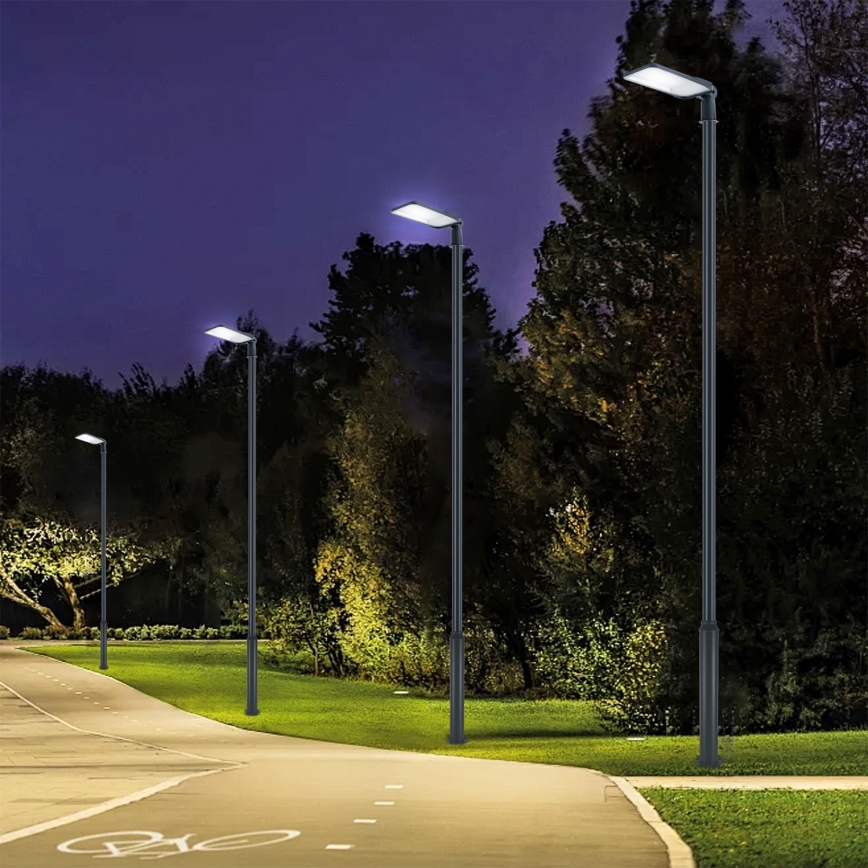 Brilagi - LED buitenstraatlamp met 5 m paal en scharnier URBANLIGHT LED/200W/230V antraciet IP65
