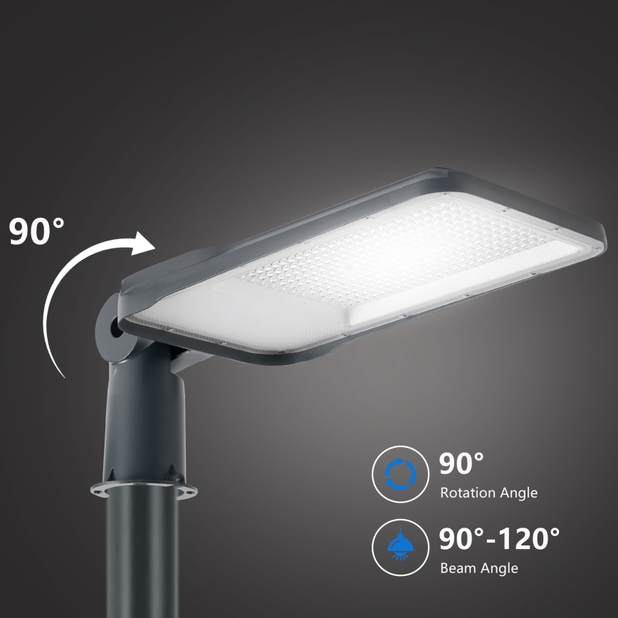 Brilagi - LED buitenstraatlamp met 5 m paal en scharnier URBANLIGHT LED/200W/230V antraciet IP65