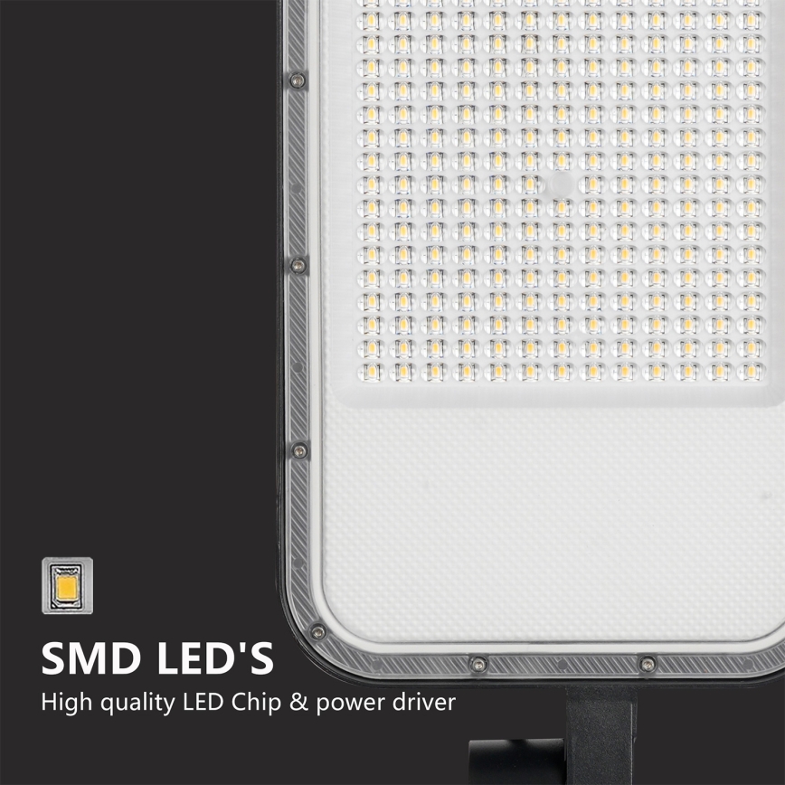 Brilagi - LED straatlamp voor buiten met 5 m paal en draaibare koppeling URBANLIGHT LED/200W/230V zwart IP65