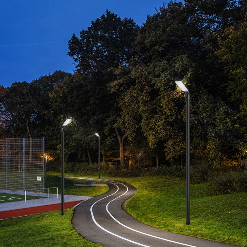 Brilagi - LED-straatlamp voor buiten met 3 m paal en scharnier URBANLIGHT LED/50W/230V zwart IP65