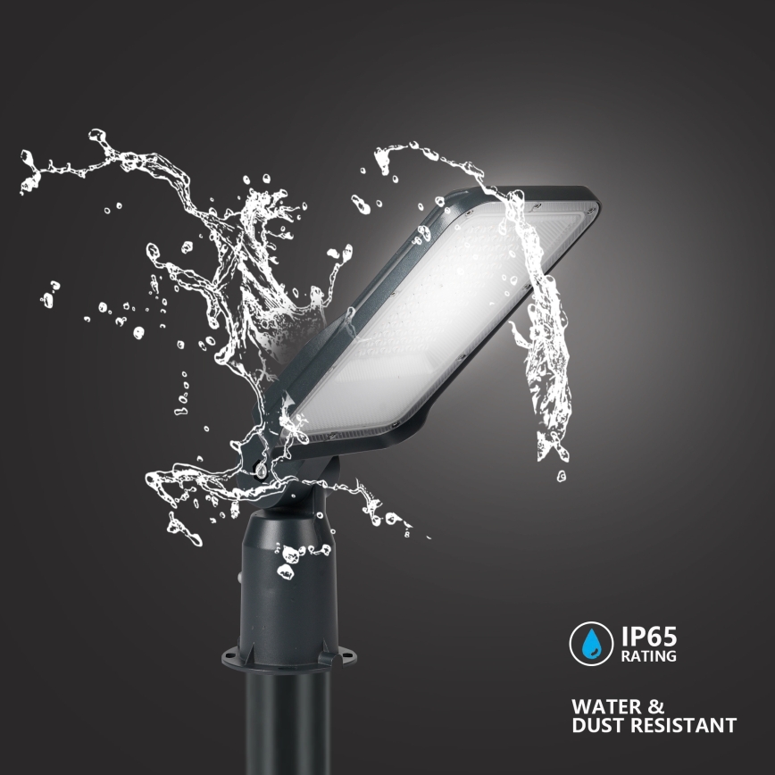 Brilagi - URBANLIGHT LED-straatlantaarn voor buiten met paal en scharnier, 3 m, LED/50W/230V, antraciet, IP65
