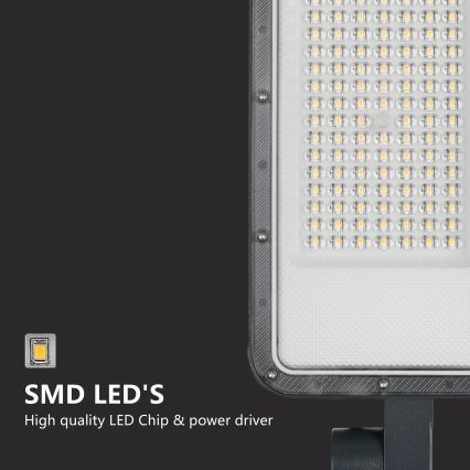 Brilagi - URBANLIGHT LED-straatlantaarn voor buiten met paal en scharnier, 3 m, LED/50W/230V, antraciet, IP65