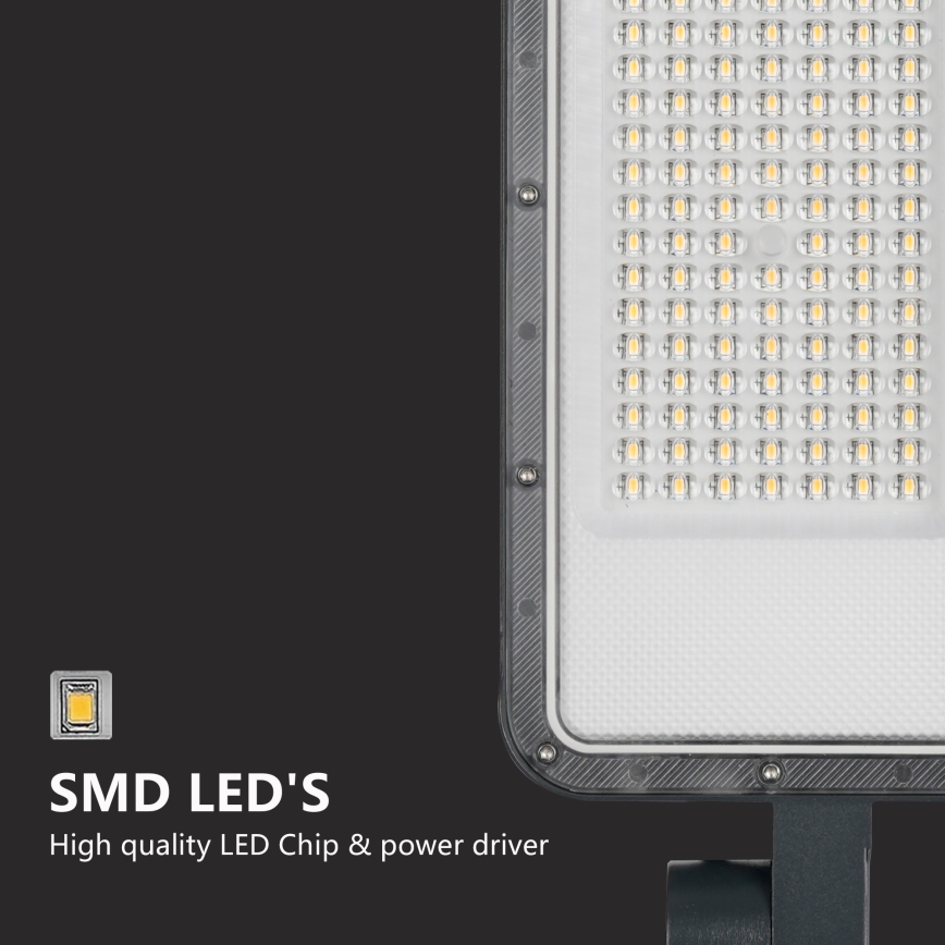 Brilagi - URBANLIGHT LED-straatlantaarn voor buiten met paal en scharnier, 3 m, LED/50W/230V, antraciet, IP65