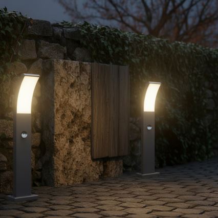 Brilagi - LED buitenlamp met sensor ARCELO LED/9W/230V 50 cm IP44