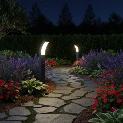 Brilagi - LED buitenlamp met sensor ARCELO LED/9W/230V 50 cm IP44