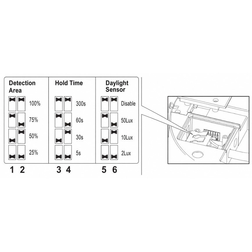 Brilagi - LED buitenplafondlamp met sensor BENE LED/18W/230V 21,5x21,5 cm bruin IP54