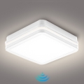 Brilagi - LED buitenlamp met sensor BENE LED/18W/230V 22x22 cm wit IP54