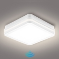 Brilagi - LED buitenlamp met sensor BENE LED/24W/230V 26x26 cm wit IP54