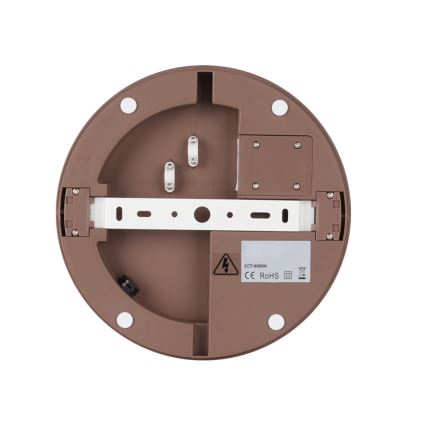 Brilagi - LED buitenlamp met sensor BENE LED/24W/230V Ø 26 cm bruin IP54