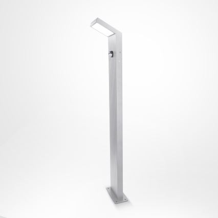 Brilagi - LED-buitenlamp met sensor RIANO LED/8W/230V zilverkleurig IP65 80 cm