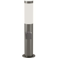 Brilagi - LED-buitenlamp met stopcontact ELIA 1x E27/7W/230V 4000K IP44 50 cm mat chroom