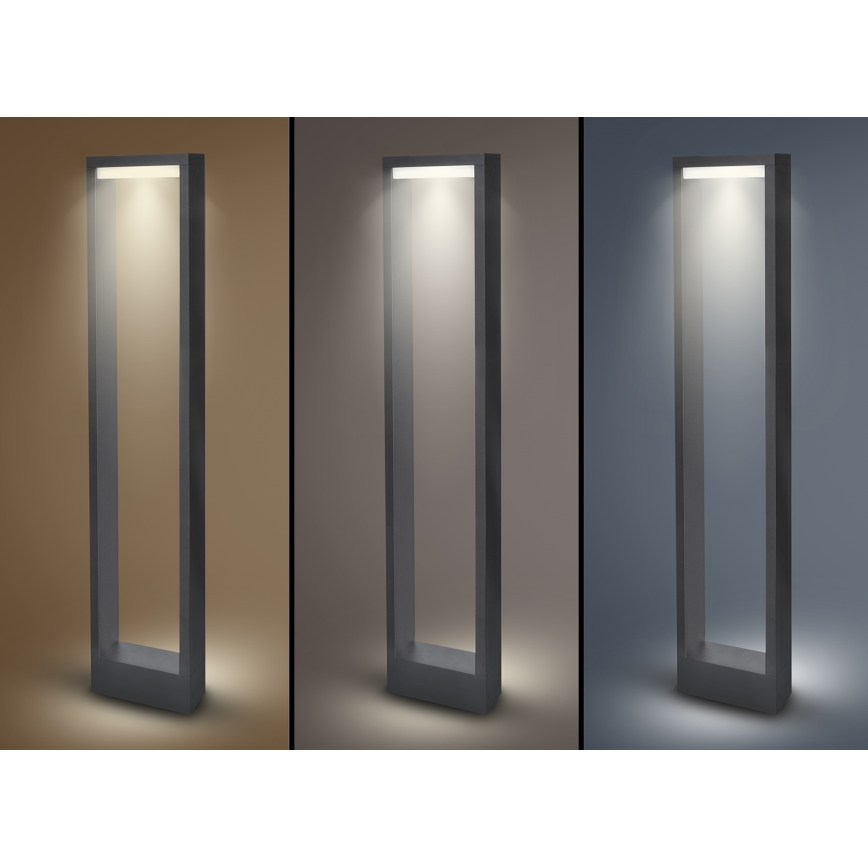 Brilagi - LED Buitenlamp RAGUSA LED/7W/230V 3000/4000/6000K antraciet IP54 80 cm