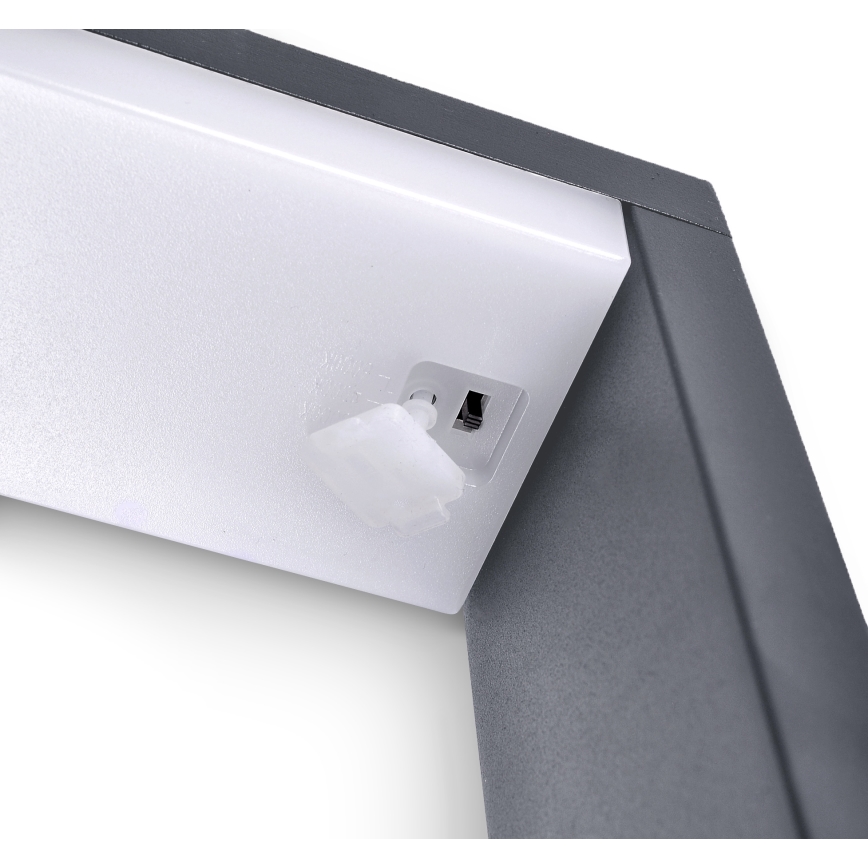 Brilagi - LED Buitenlamp RAGUSA LED/7W/230V 3000/4000/6000K antraciet IP54 50 cm