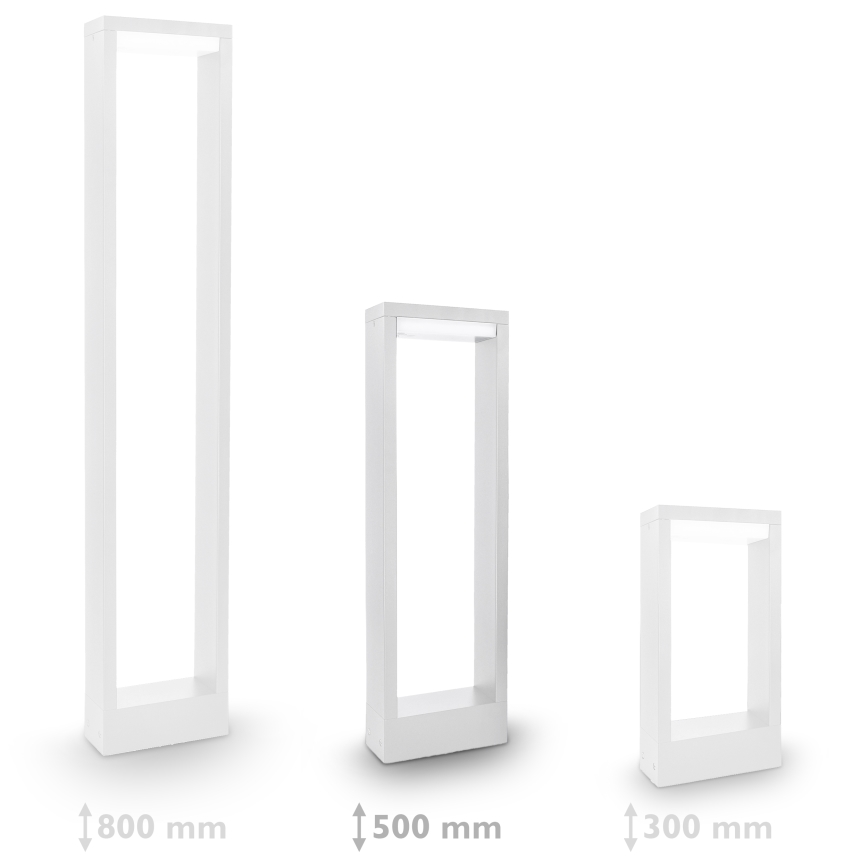 Brilagi - LED Buitenlamp RAGUSA LED/7W/230V 3000/4000/6000K wit IP54 50 cm