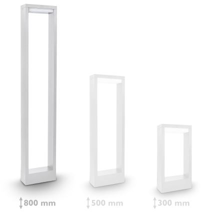 Brilagi - LED Buitenlamp RAGUSA LED/7W/230V 3000/4000/6000K wit IP54 80 cm