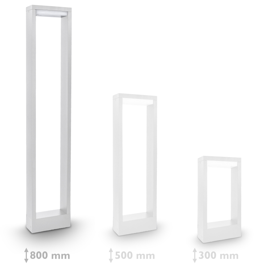 Brilagi - LED Buitenlamp RAGUSA LED/7W/230V 3000/4000/6000K wit IP54 80 cm