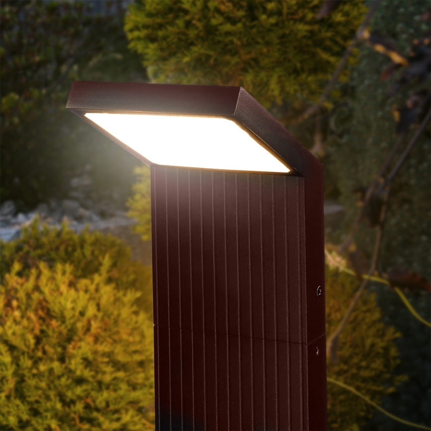 Brilagi - LED buitenlamp RIANO LED/8W/230V bruin IP65 80 cm