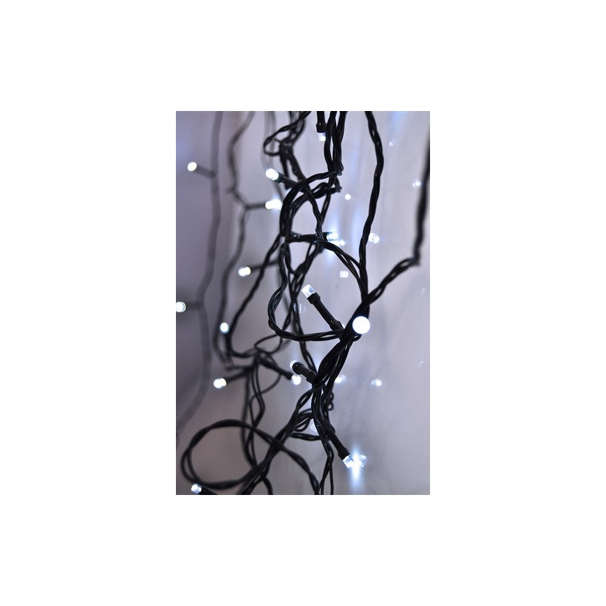 Brilagi - LED buitenlichtsnoer 150xLED/8 functies 18 m IP44 koud wit