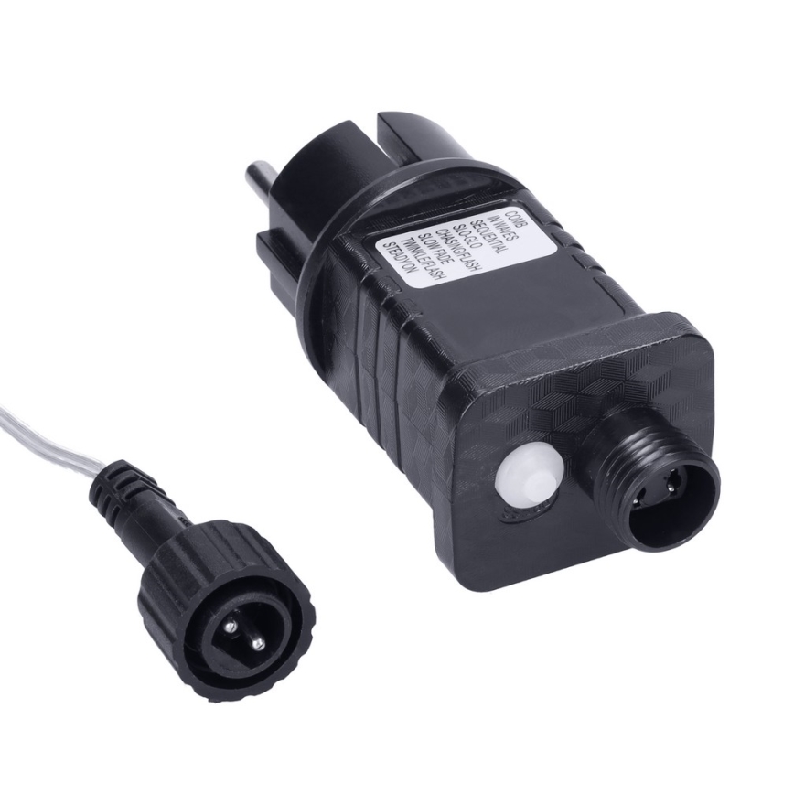 Brilagi - LED buitenlichtsnoer 360xLED/8 functies, 14 m, IP44, warm wit, ijspegels