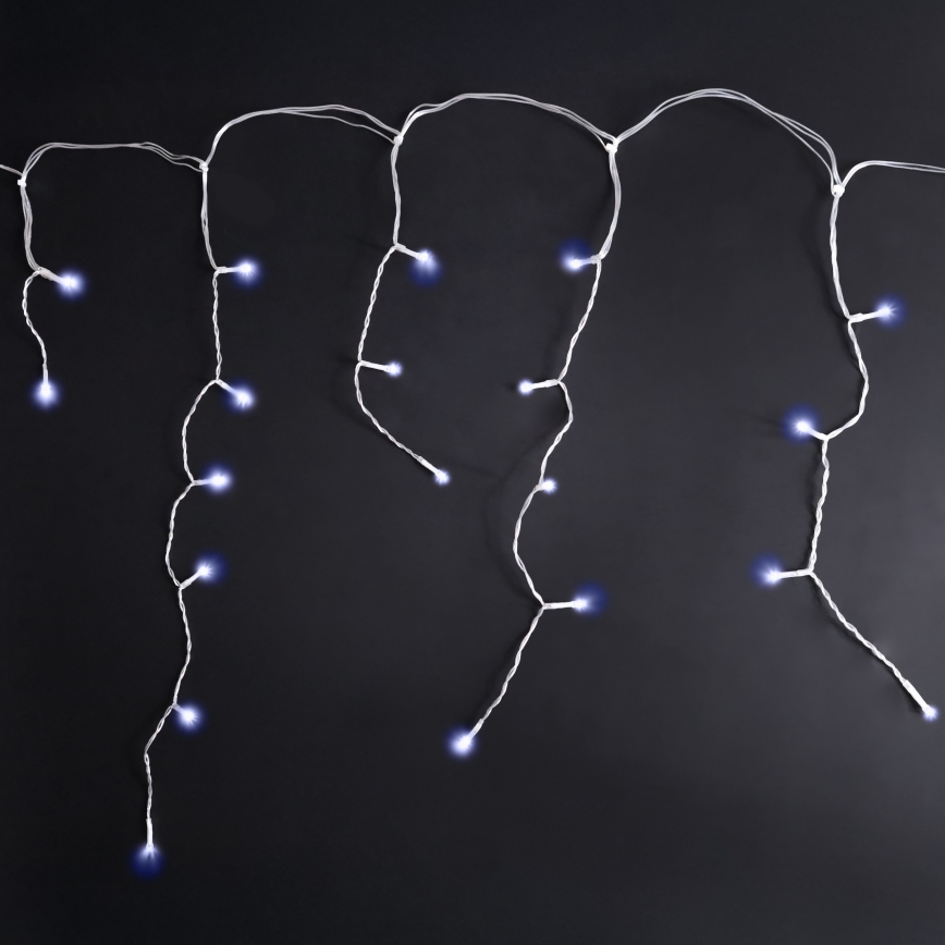 Brilagi - LED buitenlichtsnoer 400xLED/8 functies 23 m IP44 koud wit