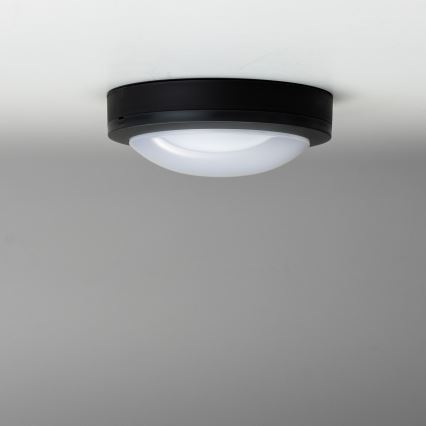 Brilagi - LED Buitenplafondlamp LED/13W/230V Ø 17 cm IP54 antraciet