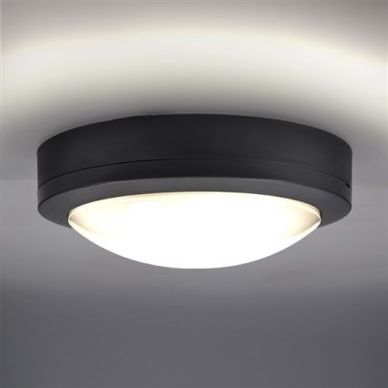 Brilagi - LED Buitenplafondlamp LED/13W/230V Ø 17 cm IP54 antraciet