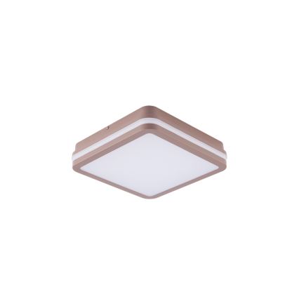 Brilagi - BENE LED/18W/230V buitenplafondlamp 21,5x21,5 cm bruin IP54