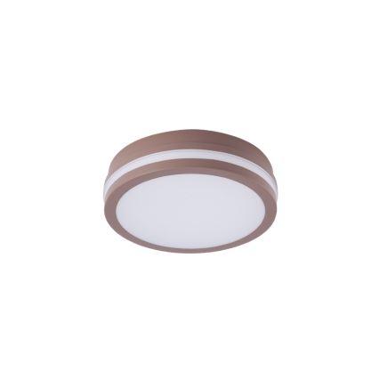 Brilagi - LED-buitenplafondlamp BENE LED/18W/230V Ø 21,5 cm bruin IP54
