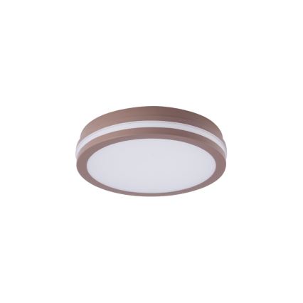 Brilagi - LED buitenplafondlamp BENE LED/24W/230V Ø 26 cm bruin IP54