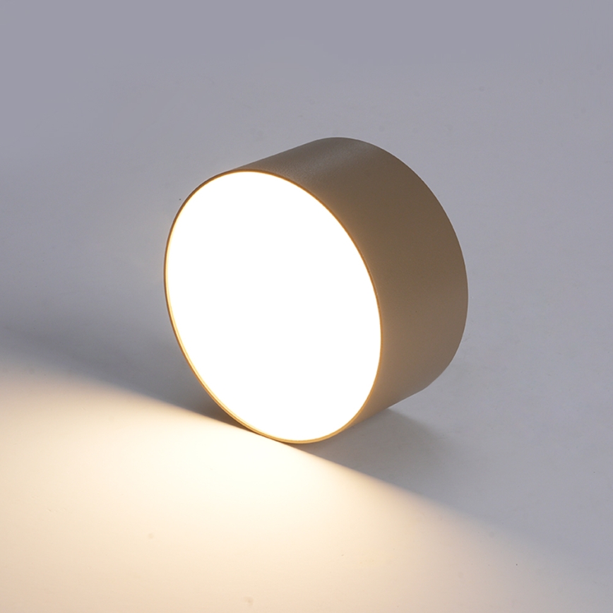 BRILAGI - LED buitenplafondlamp FORIS LED/14W/230V Ø 12 cm beige IP44