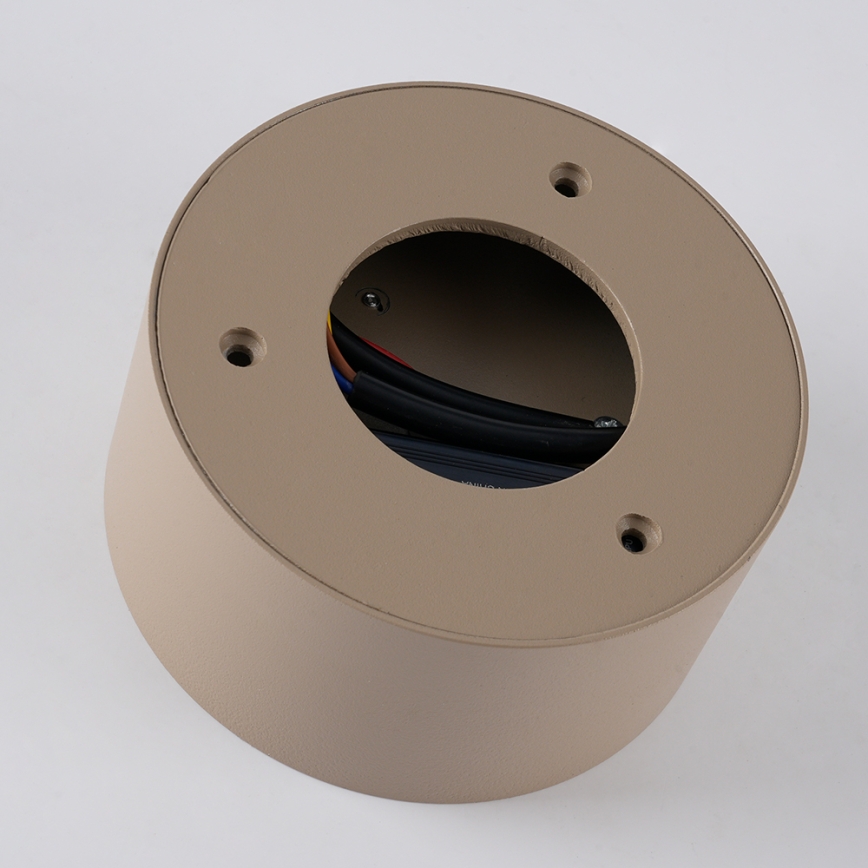 BRILAGI - LED buitenplafondlamp FORIS LED/14W/230V Ø 12 cm beige IP44