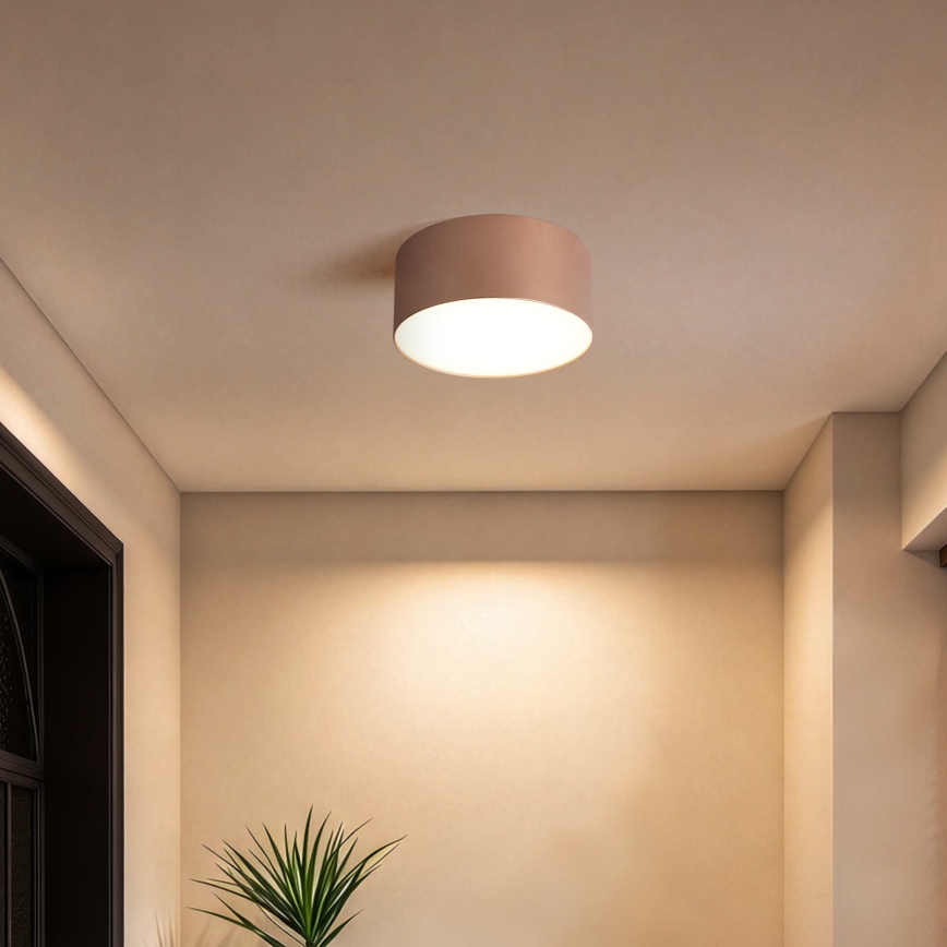 BRILAGI - LED Buitenplafondlamp FORIS LED/14W/230V Ø 12 cm brons IP44