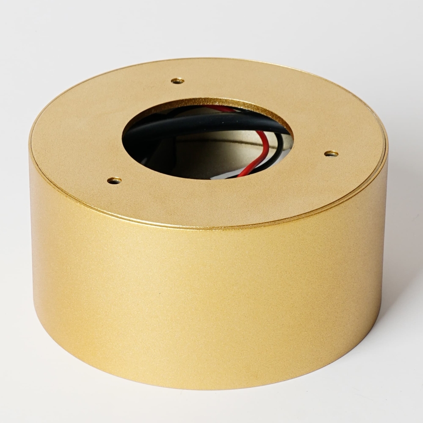 BRILAGI - LED Buitenplafondlamp FORIS LED/14W/230V Ø 12 cm goudkleurig IP44
