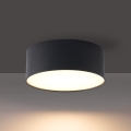 BRILAGI - LED buitenplafondlamp FORIS LED/14W/230V ø 12 cm zwart IP44