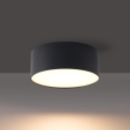 BRILAGI - LED buitenplafondlamp FORIS LED/9W/230V Ø 9 cm zwart IP44