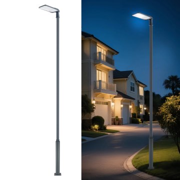 Brilagi - LED buitenstraatlamp met 5 m paal en scharnier URBANLIGHT LED/200W/230V antraciet IP65
