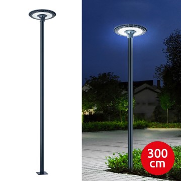 Brilagi - LED buitenstraatlantaarn met 3 m paal URBANSPARK LED/120W/230V antraciet IP65