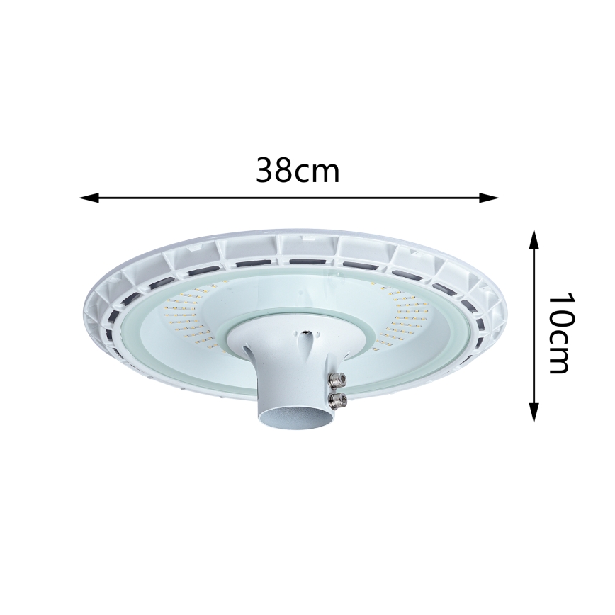 Brilagi - LED buitenstraatlantaarn met 3 m paal URBANSPARK LED/120W/230V wit IP65