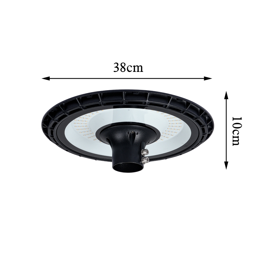 Brilagi - LED straatlantaarn voor buiten met 3 m paal URBANSPARK LED/120W/230V zwart IP65