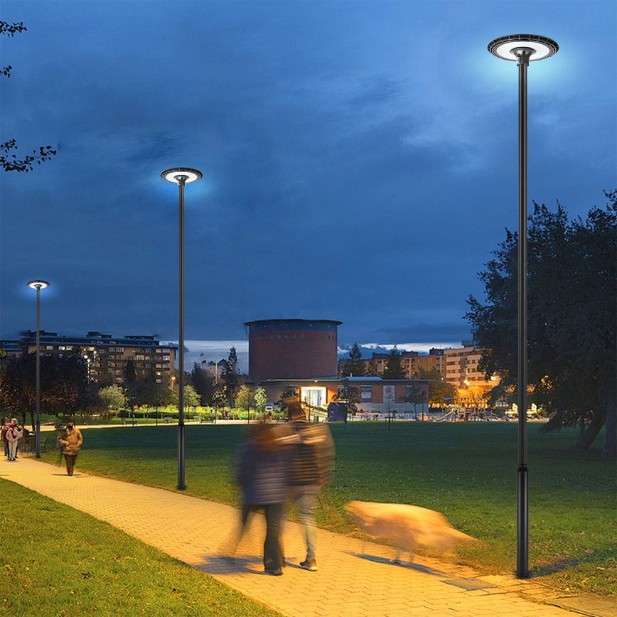 Brilagi - LED straatlamp voor buiten met 5 m paal URBANSPARK LED/120W/230V zwart IP65