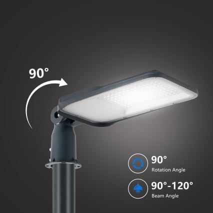 Brilagi - LED buitenstraatlamp met verstelbaar scharnier URBANLIGHT LED/100W/230V antraciet IP65