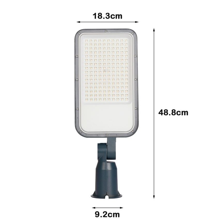Brilagi - LED buitenstraatlamp met verstelbaar scharnier URBANLIGHT LED/100W/230V antraciet IP65