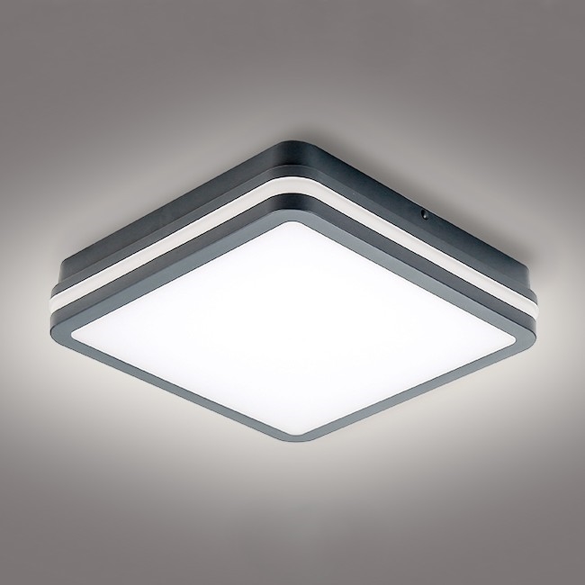 Brilagi - LED Buitenverlichting BENE LED/24W/230V 26x26 cm antraciet IP54