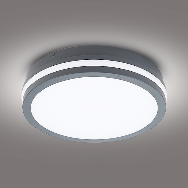 Brilagi - LED Buitenverlichting BENE LED/24W/230V diameter 26 cm antraciet IP54