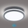 Brilagi - LED Buitenverlichting met sensor BENE LED/24W/230V diameter 26 cm antraciet IP54
